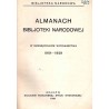 Almanach Bibljoteki Narodowej. W dziesięciolecie wydawnictwa 1919-1929