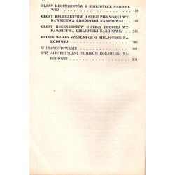 Almanach Bibljoteki Narodowej. W dziesięciolecie wydawnictwa 1919-1929