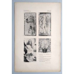 Bilderwerk schlesischer Kunstdenkmäler. Mappe III: Innere Ausstattung. Bildnisse in Stein und Erz. Tafel 232.1: Tauchritz [Niemc