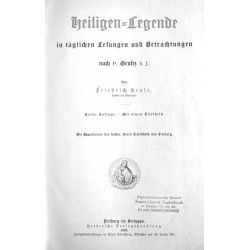 Heiligen-legende in täglichen Lesungen und Betrachtungen nach P. Grosez S.J