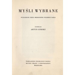 Myśli wybrane wygłoszone przed mikrofonem Polskiego Radia