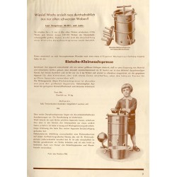 [Katalog firmowy pszczelarstwo] Bernhard Rietsche. Inhaber: Julius Rietsche. Fabrik für Kunstwabenmaschinen und Bienengeräte. Bi