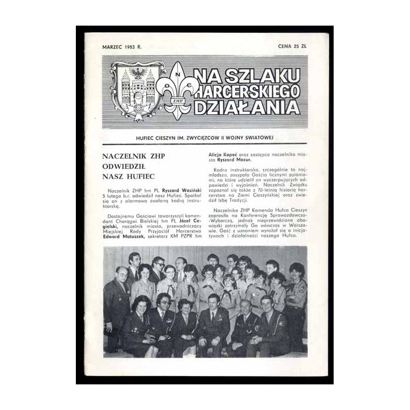 Na Szlaku Harcerskiego Działania. [biuletyn informacyjny Komendy Hufca ZHP Cieszyn]