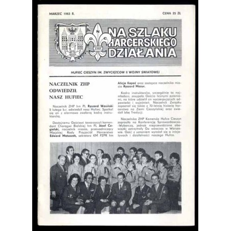 Na Szlaku Harcerskiego Działania. [biuletyn informacyjny Komendy Hufca ZHP Cieszyn]