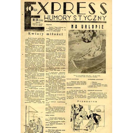 Express Humorystyczny. R.5 (1934). Nr 24 (198) / Marian Dąbrowski (Emden): Piosenka na banjoli. Powieść