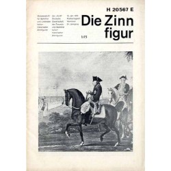 Die Zinnfigur. Monatsschrift für Sammler und Liebhaber kulturhistorischer Zinnfiguren. 24. Jahrgang (1975). Nr 1 (15.  Januar 19