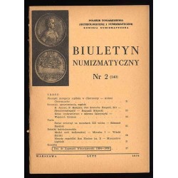 Biuletyn Numizmatyczny. 1979. Nr 2 (140) (II 1979)