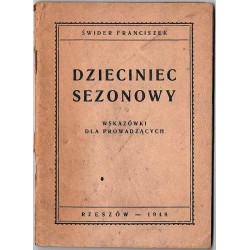 Dziedziniec sezonowy. Wskazówki dla prowadzących