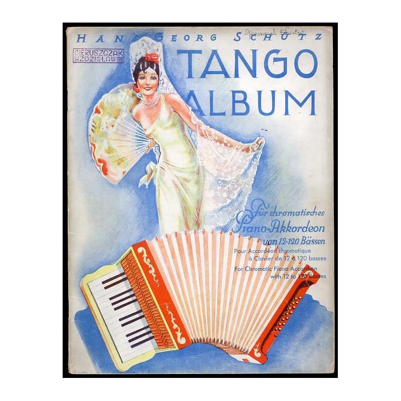 Tango-Album für chromatisches Piano-Akkordeon von 12 bis 120 Bässen