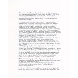 Royden Rabinowitch - Dzieła / Works 1962-1995, Muzeum Sztuki, Łódź, 4.04 - 27.08.1995 Royden Rabinowitch - Prace w kolorze / Co