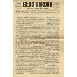 Głos Narodu. R.9 (1901). Nr 25 (31 stycznia 1901). Wydanie wieczorne