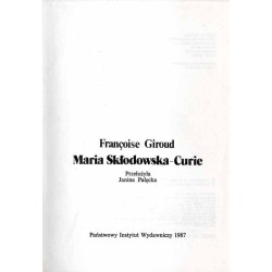 Maria Skłodowska-Curie