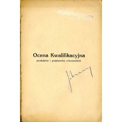 Ocena kwalifikacyjna produktów i przetworów mleczarskich