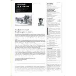 Ak Express. Größte deutsche Fachzeitschrift für Ansichtskarten-, Heimat-, Motiv- und Forschungssammler. (1996). Nr 81 (Oktober-N