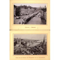 Album von Zürich [album-leporello 12 fotografii 187-]