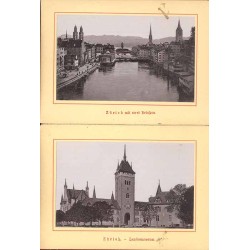 Album von Zürich [album-leporello 12 fotografii 187-]