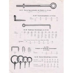 Albert Graf & Co. Dahle über Altena (Westf.). Schrauben- und Drahtkurzwaren-Fabrik. Preisliste