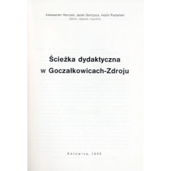 Ścieżka dydaktyczna w Goczałkowicach-Zdroju