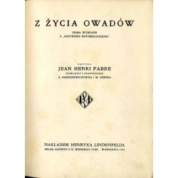 Z życia owadów. Pisma wybrane z "Souvenirs Entomologiques"