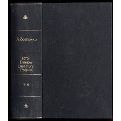 Rys dziejów literatury polskiej podług notat Aleksandra Zdanowicza oraz innych źródeł. T.4