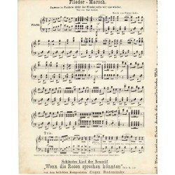 Flieder-Marsch. Ja, wenn in Pankow blüht der Flieder, sehn wir uns wieder