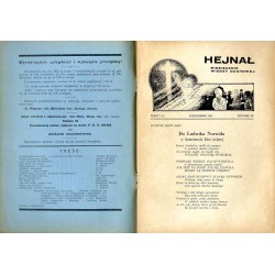 "Hejnał". Miesięcznik wiedzy duchowej. R. 7 (1935). Z. 11 (Październik 1935)