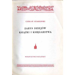 Zarys dziejów książki i księgarstwa