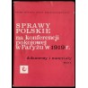 Sprawy polskie na konferencji pokojowej w Paryżu w 1919 r. Dokumenty i materiały. 3t