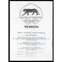 Ułan Poznański. Biuletyn informacyjny Koła 15 Pułku Ułanów Poznańskich Im. Generała Władysława Andersa. R.55 (1998). Nr 1/135 (I