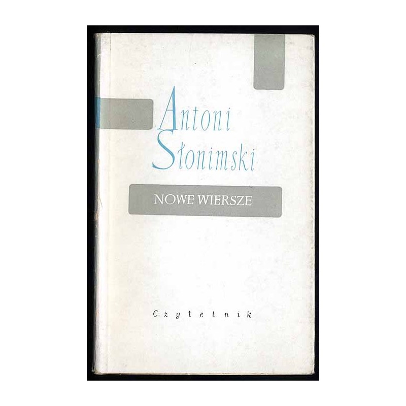 Nowe wiersze