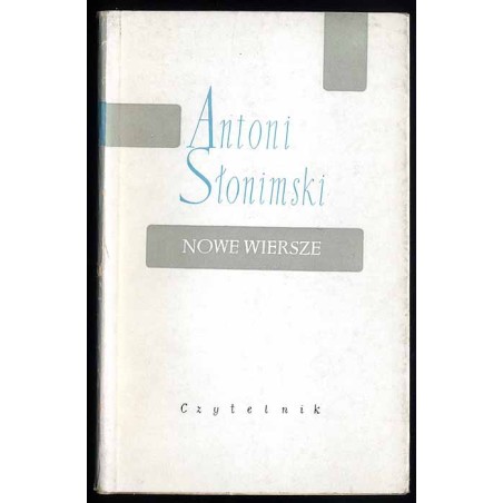 Nowe wiersze