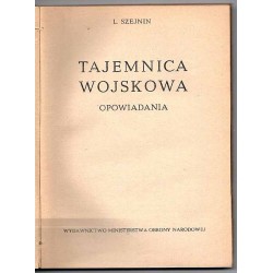 Tajemnica wojskowa. Opowiadania