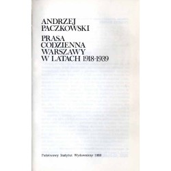 Prasa codzienna Warszawy w latach 1918-1939