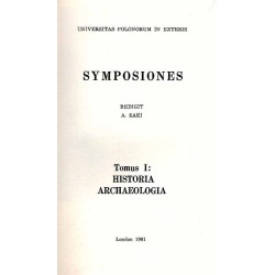 Symposiones. T.1 (1981): Historia. Archeologia