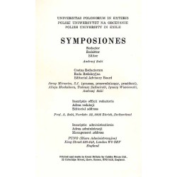 Symposiones. T.1 (1981): Historia. Archeologia