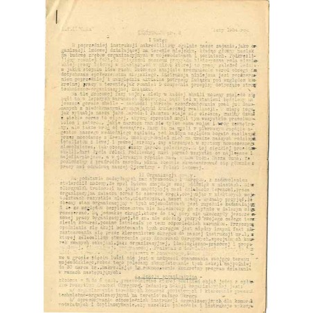 Instrukcja Nr. 2 Z.P.L. "Orka". Luty 1934 r. [właściwie 1943]
