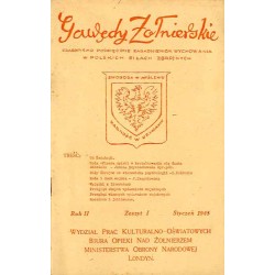 Gawędy Żołnierskie. Czasopismo poświęcone zagadnieniom wychowania w Polskich Siłach Zbrojnych. R.2 (1945). Z.1 (Styczeń 1945)