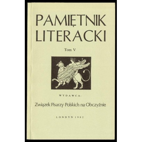 Pamiętnik Literacki. T.5