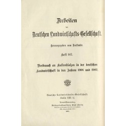 Verbrauch an Kalirohsalzen in der deutschen Landwirtschaft in den Jahren 1906 und 1902