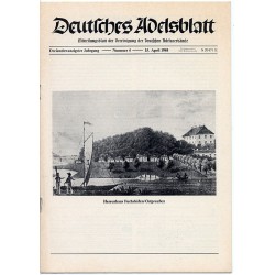 Deutsches Adelsblatt. 23. Jahrgang (1984). Nr 4 (15 IV 1984) [Herrenhaus Fuchshöfen / Ostpreußen]