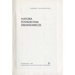 Historia powszechna. Średniowiecze