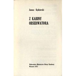 Z kabiny obserwatora