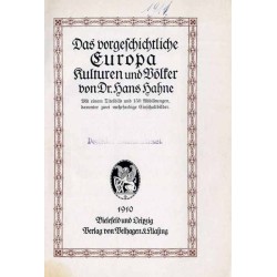 Das vorgeschichtliche Europa. Kulturen und Völker