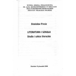 Literatura i szkoła. Studia i szkice literackie