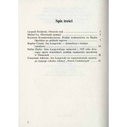 Redaktor Jan Łangowski w 40 rocznicę śmierci. Materiały z sesji popularnonaukowej odbytej w Opolu w dniu 15 grudnia 1993 r