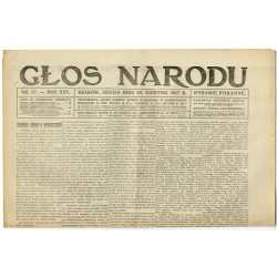 Głos Narodu. R.25 (1917). Nr 97 (25 kwietnia 1917). Wydanie poranne