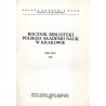 Rocznik Biblioteki Polskiej Akademii Nauk w Krakowie. R.31 (1986)