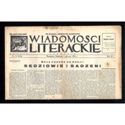 Wiadomości Literackie. Tygodnik. R.9 (1932). Nr 33 (450) (7 sierpnia 1932)