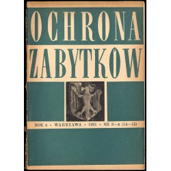Ochrona Zabytków. R.4 (II 1952) nr 3-4 (14-15)