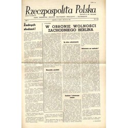 Rzeczpospolita Polska. Dwutygodnik. Pismo poświęcone sprawom politycznym, społecznym i kulturalnym. R.5 (1961). Nr 9 (93) (15 li
